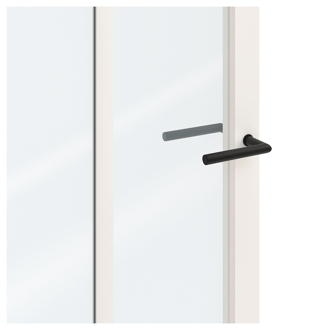 Binnendeur Skantrae SSL 14617 Blank Glas Wit Gelakt